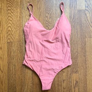 J. Crew Coral/Pink Ballet One Piece Swimsuit